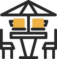 Coffee Terrace Vector Icon Design