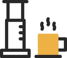 Aeropress Vector Icon Design