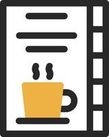 Coffee Card Vector Icon Design