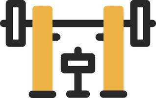 Weight Bar Vector Icon Design