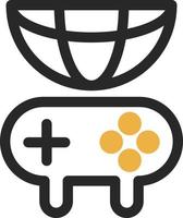 Global Gaming Vector Icon Design