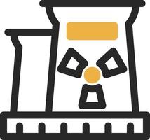 Nuclear Plant Vector Icon Design