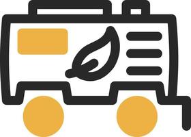 Biofuel Tank Vector Icon Design