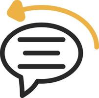 Auto Reply Vector Icon Design