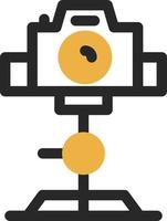 Tripod Camera Vector Icon Design