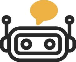 Chatbot Vector Icon Design