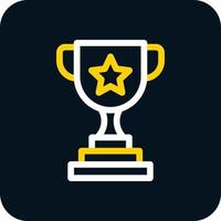 Trophy Vector Icon Design