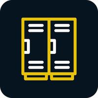 Locker Vector Icon Design