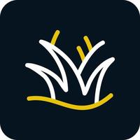 Desert Grass Vector Icon Design