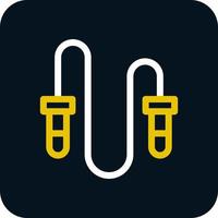 Jumping Rope Vector Icon Design