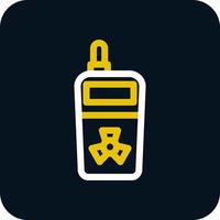 Radiation Detector Vector Icon Design