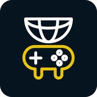 Global Gaming Vector Icon Design