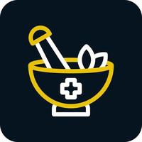 Herbal Treatment Vector Icon Design