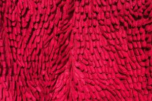 Red carpet texture clothing material texture for pattern and background photo