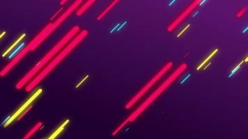 glowing neon lines falling background video