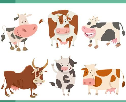 dibujos animados contento vacas granja animal caracteres conjunto 20120246 Vector en Vecteezy dibujos animados contento vacas granja animal caracteres conjunto 20120246 Vector en Vecteezy