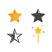 Star Logo Template vector icon illustration