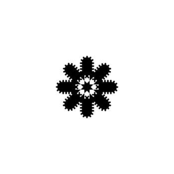 Settings button. Settings icon. Simple style engineering poster background symbol. Settings brand logo design element. Settings t-shirt printing. vector for sticker.