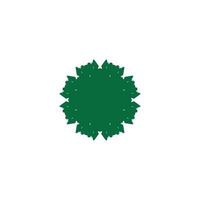 Leaf icon. Simple style nature plant poster background symbol. Leaf brand logo design element. Leaf t-shirt printing. vector for sticker.