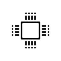 Chip icon. Simple style computer system aggregation poster background symbol. Chip brand logo design element. Chip t-shirt printing. vector for sticker.
