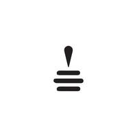 Retro joystick icon. Simple style retro game poster background symbol. Retro joystick brand logo design element. Retro joystick t-shirt printing. vector for sticker.