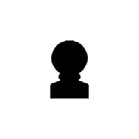 icono de usuario señal de foto falsa. botón de perfil símbolo de fondo de póster de redes sociales de estilo simple. elemento de diseño del logotipo de la marca de usuario. impresión de camisetas de usuario. vector para pegatina.