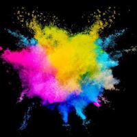 abstract color splash and explosion vector illustration. color splash background for Holi Festival