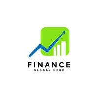 Business finance logo template perfect for your business and company vector