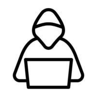 Hacker Icon Design vector