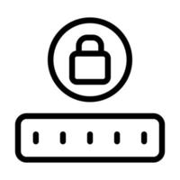 Password Icon Design vector