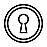 Keyhole Icon Design vector