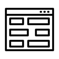 Layout Icon Design vector