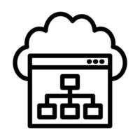 Cloud Computing Icon Design vector