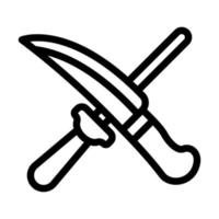 Knife Sharpener Icon Design vector
