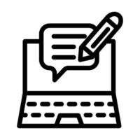 Blog Icon Design vector