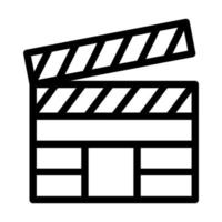 Clapperboard Icon Design vector