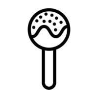 Cake Pop Icon Design vector