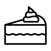 Piece Of Cake Icon Design vector