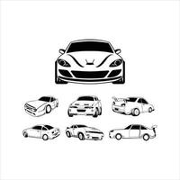 coche símbolo ilustración diseño vector
