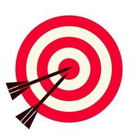 target with arrows vector