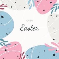 happy easter card vector