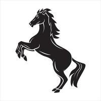 Horse tattoo illustration design vector