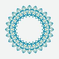 Decorative line art frame for design template. Elegant vector element Eastern style, place for text. elegant color outline floral border. Lace illustration for invitations and greeting cards