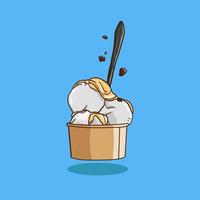 ice cream vector illustration used for stickers and other designs