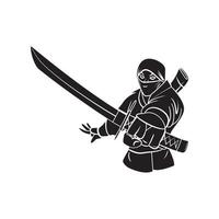 Ninja Vector Black illustration