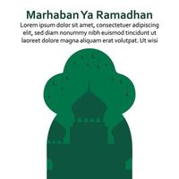 Ramadan Social Media Post design. A good template for advertising on social media. Perfect for social media posts, background, and web banner internet ads vector