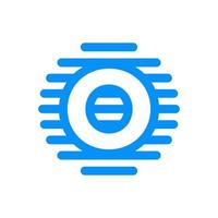 Initial O Circle Line Logo vector
