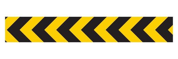 Caution tape set of yellow warning ribbons. Abstract warning lines for police, accident, under construction. Vector danger tape collection.