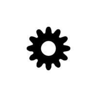 Settings icon with additional gears icon, vector illustration.