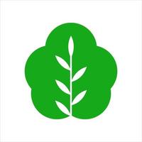 Simple Eco Leaf Logo vector